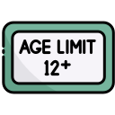 restricción de edad icon