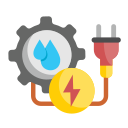 energía hidroeléctrica icon