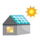 techo solar icon