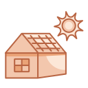 techo solar icon