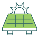 célula solar icon