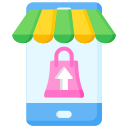 las compras en línea icon