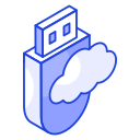 usb en la nube icon