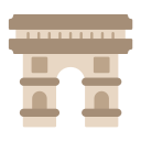 arco del triunfo icon