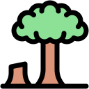 deforestación icon