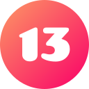 número 13 icon