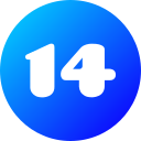 número 14 icon