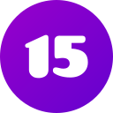 numero 15 icon