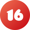 número 16 icon