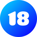 número 18 icon