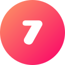 numero 7 icon