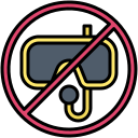 no hacer snorkel icon