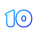 numero 10 icon