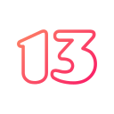 número 13 icon