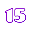 numero 15 icon