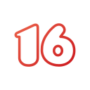 número 16 icon