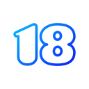 número 18 icon