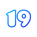 número 19 icon