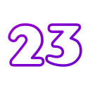 número 23 icon