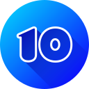 numero 10 icon