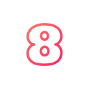 numero 8 icon