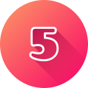 número 5 icon