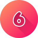 número 6 icon