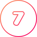 numero 7 icon