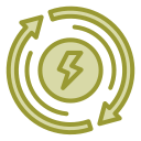 energía renovable icon