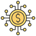 dinero digital icon