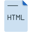 documento html icon