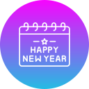 feliz año nuevo icon