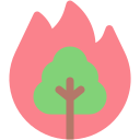 incendio forestal icon