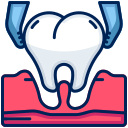 extracción dental icon