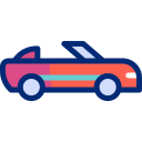 coche descapotable icon