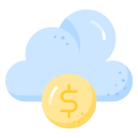 dinero en la nube icon