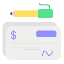 cheque bancario icon