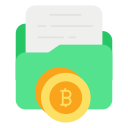 carpeta bitcoins icon