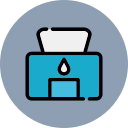 Wet wipes icon