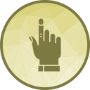 erhöhter finger 