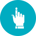 erhöhter finger 