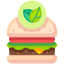 hamburguesa vegana icon