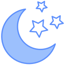 luna y estrellas icon