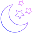 luna y estrellas icon