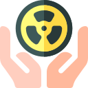 energía nuclear icon