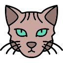 gato esfinge icon