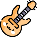 guitarra rockera icon