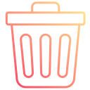 Trash can icon