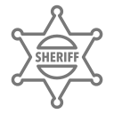 insignia del sheriff icon