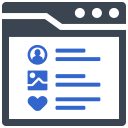 medios de comunicación social icon